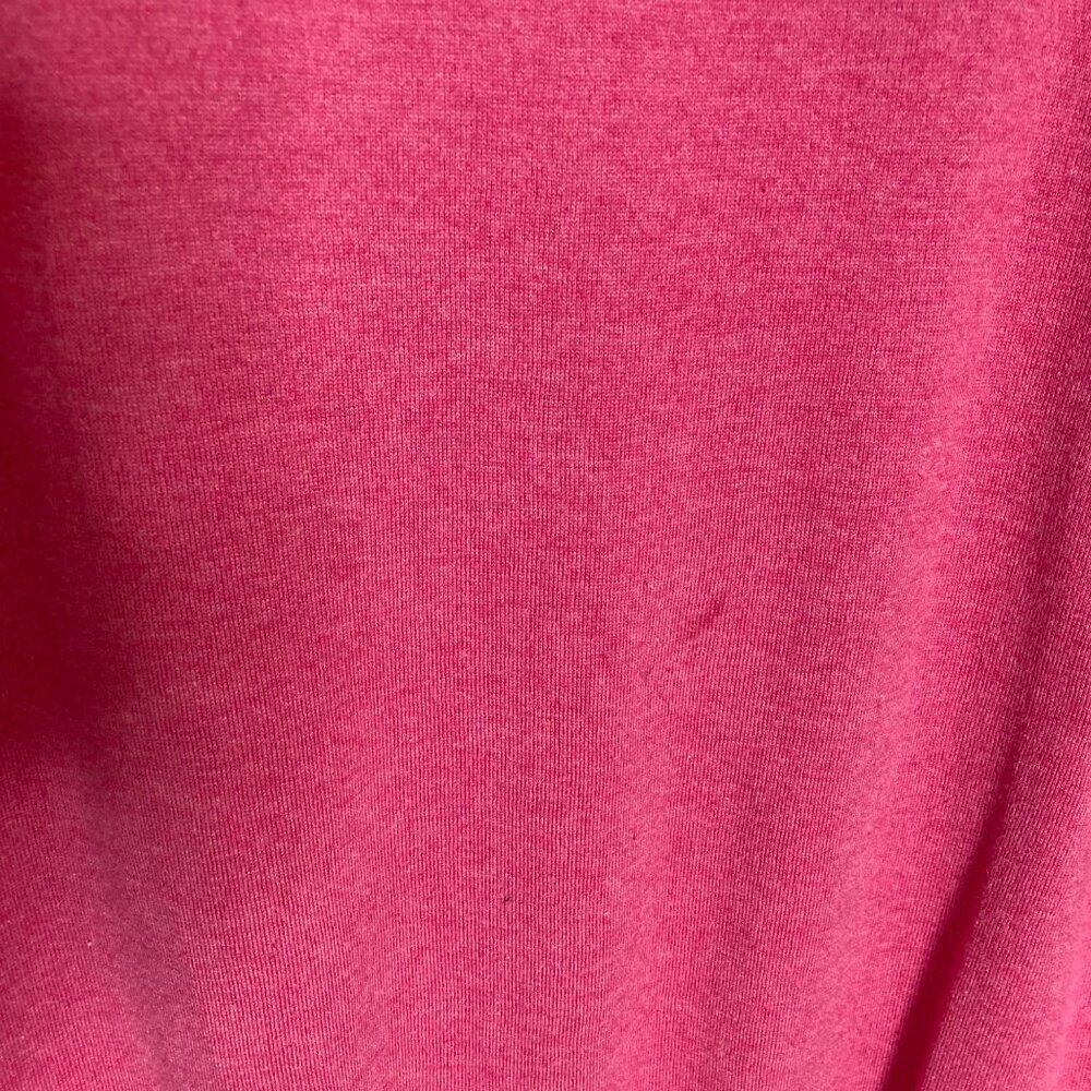 Peter Millar Crown Soft Silk Blend Golf Sweater LIght Red/Dark Pink Tree Mens L - Picture 5 of 7